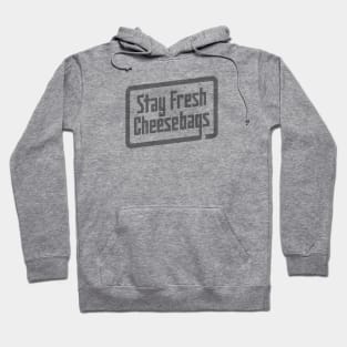 Stay Fresh Cheese Bags - Retro (Ghost on Yellow) Hoodie